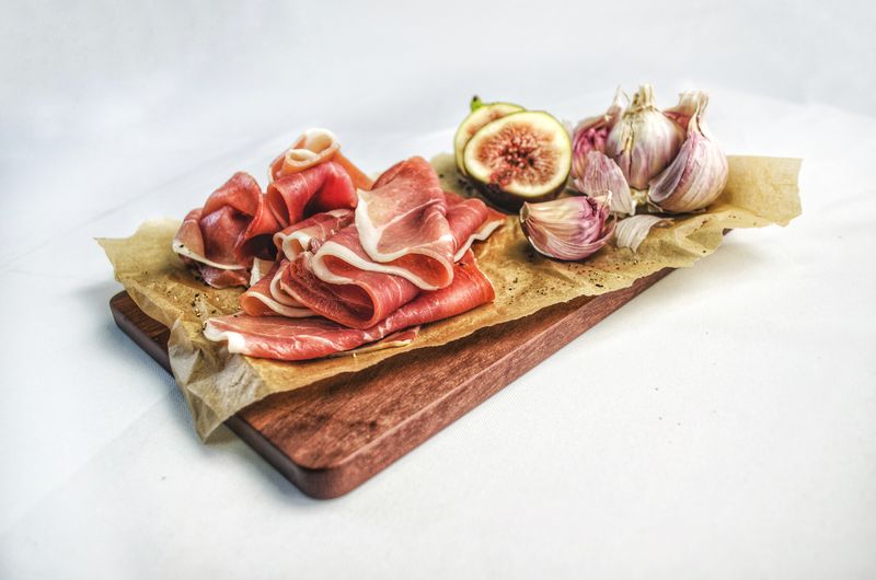 Burrata and Prosciutto board — Italian antipasto starter