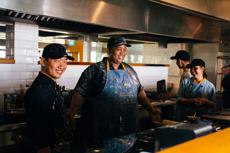 luce pizza franchise team preparing food